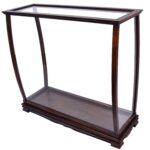 Tischvitrine Braun lackiert